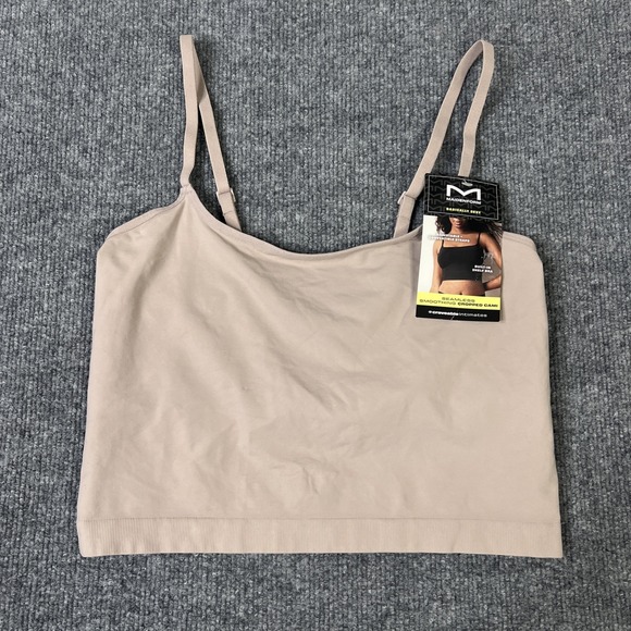 Maidenform Basically Sexy Seamless Smoothing Cropped Cami Nude/Beige color sz:XL - Picture 1 of 8